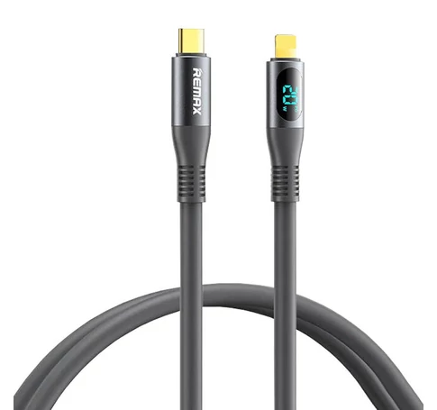 Cable USB-C-lightning Remax Zisee, RC-C031, 20W (grey)