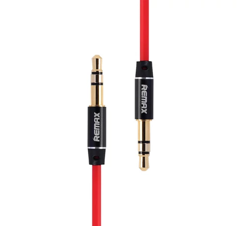 Remax RL-L200 Mini jack 3.5mm AUX cable, 2m (red)