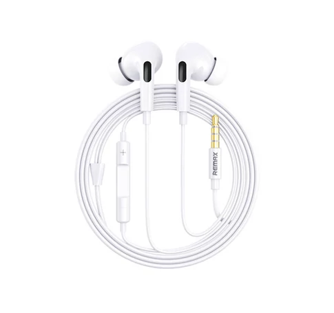 Earphones Remax RM-533, 3.5 mini jack, 1.2m (white)