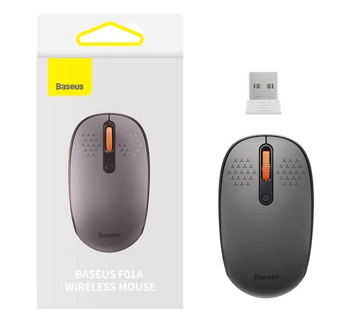 Baseus F01A vezeték nélküli egér, 2.4G 1600DPI (szürke)