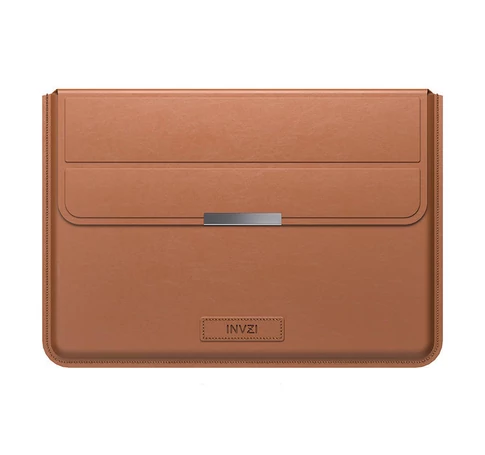 INVZI Leather Case / Cover with Stand Function for MacBook Pro/Air 13"/14" (Brown)