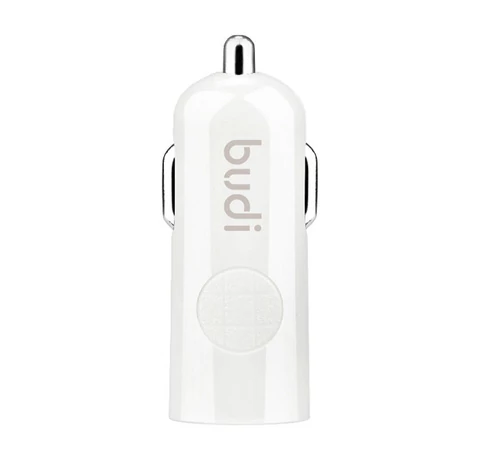 Budi LED autós töltő 1xUSB-A, 2.4A (fehr)