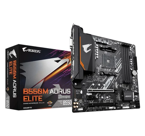 Gigabyte B550M AORUS ELITE Socket AM4 micro ATX AMD B550