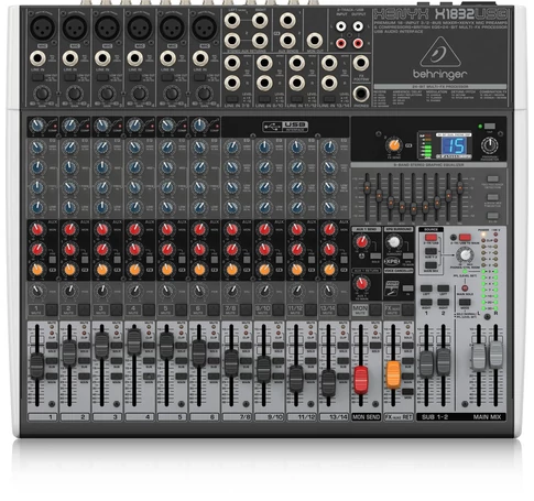 Behringer X1832USB audio mixer 18 channels