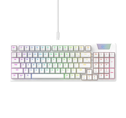 Klawiatura Gamingowa Havit KB885L RGB (biała)