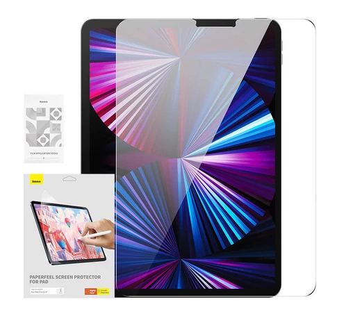 Baseus Paperfeel képernyőfólia iPad Pro (2018/2020/2021/2022) 12,9″, átlátszó