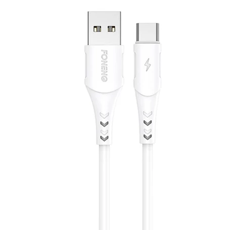 Kabel USB do USB-C Foneng X81 2.1A, 1m (biały)