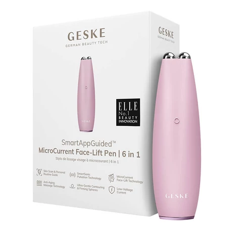 Geske 6 az 1-ben Okos ultrahangos arc lifting készülék (rózsaszín)