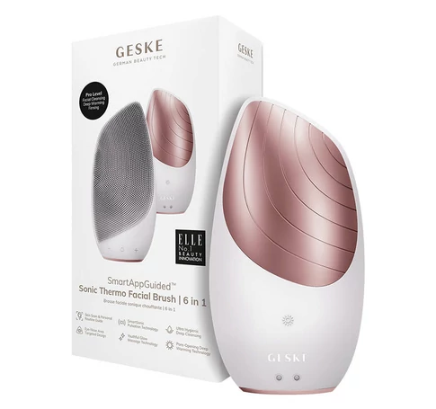Geske 6 az 1-ben Okos szónikus thermo arctisztító készülék (gyöngyház)