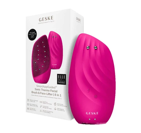 Geske 8 az 1-ben Okos szónikus thermo Arckefe & lifting készülék  (magenta)