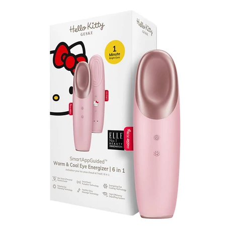 Geske 6 az 1-ben Okos hideg & meleg szemkörnyék energetizáló készülék (Hello Kitty rózsaszín)