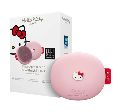Geske 3 az 1-ben Okos arctisztító kefe  (Hello Kitty rózsaszín)