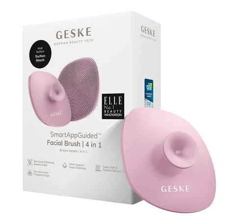 Geske 4 az 1-ben Okos arctisztító kefe (rózsaszín)