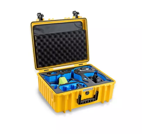 B&W koffer 6000 citromsárga DJI FPV drónhoz (DRON)