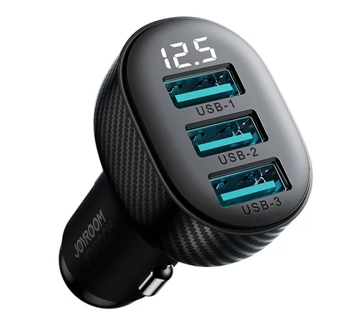 Ładowarka samochodowa Joyroom JR-CCD03, 3.4A, 3x USB