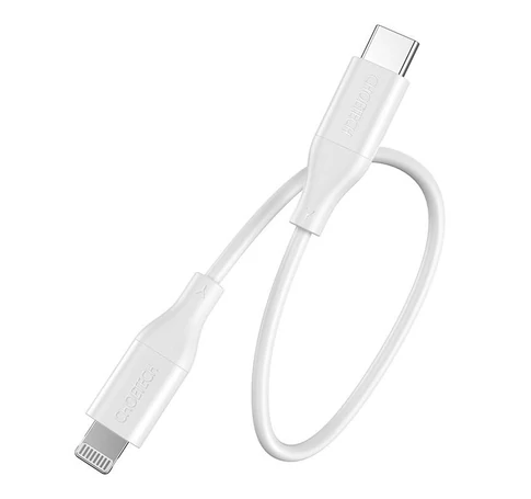 Cable Choetech IP0040 USB-C to Lightning PD18/30W 1,2m (white)