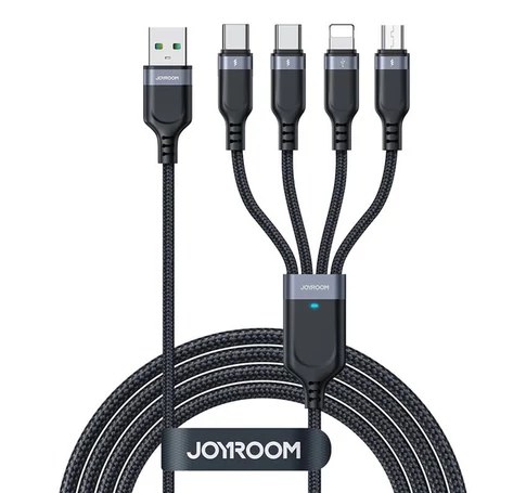 Kabel USB Joyroom S-1T4018A18, 4 w 1, 3.5A/Kabel 1,2m (czarny)