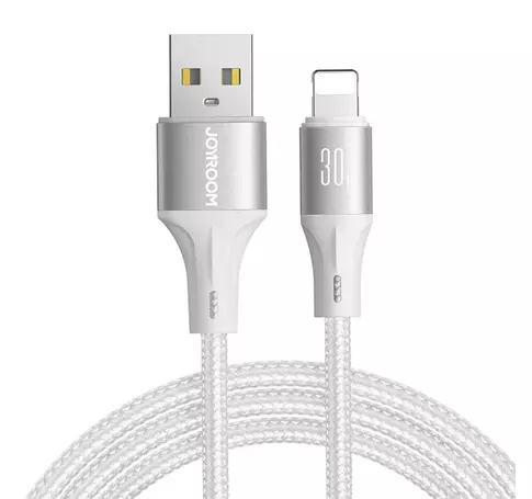 Kabel USB Joyroom Light-Speed USB do Lightning  SA25-AL3 , 3A , 2m (biały)