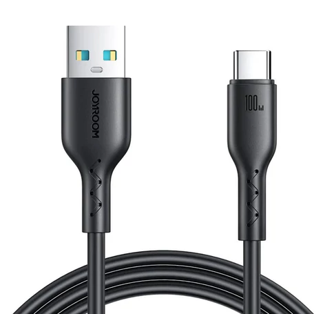 Cable Flash Charge USB to USB-C Joyroom SA26-AC36/ 100W / 1m (black