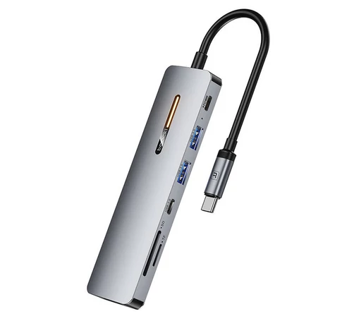 Toocki Docking Station Type-C 7in1 (Grey)