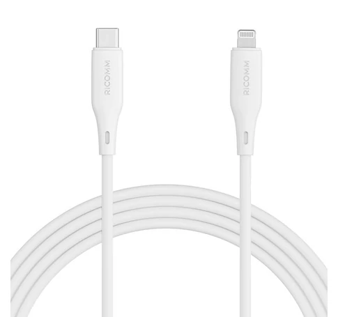 USB-C to Lightning Cable Ricomm RLS004CLW 1.2m