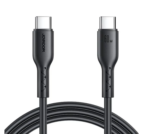 Kabel Flash Charge USB C do USB-C Joyroom SA26-CC3 / 60W / 1m (czarny)