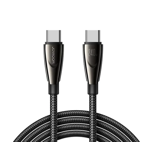 Kabel Pioneer 240W USB C do USB C Joyroom SA31-CC5 / 240W / 1,2m (czarny)