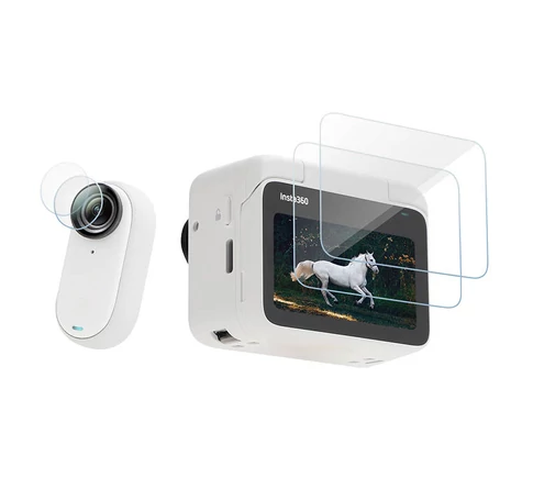 Edzett üveg Sunnylife képernyőre és objektívre Insta360 GO 3-hoz