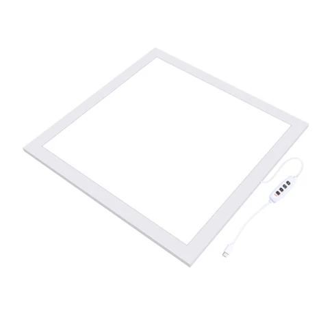 Árnyék anákás talp Puluz LED lámpa 1200 lumen, 33,3 cm x 33,3 cm