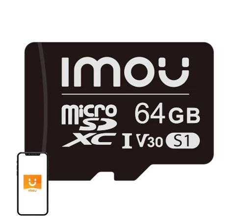 Karta pamięci Imou 64GB microSD (UHS-I, SDXC, 10/U3/V30, 95/38)