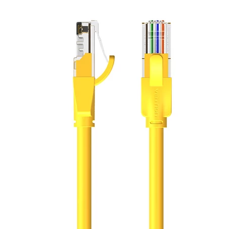 Network Cable UTP CAT6 Vention IBEYH RJ45 Ethernet 1000Mbps 2m Yellow
