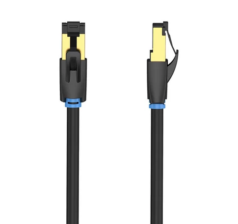 Network Cable CAT8 SSTP Vention IKABG RJ45 Ethernet 40Gbps 1.5m Black