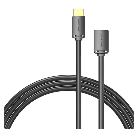 HDMI-A Male to HDMI-A Female 4K HD PVC Cable 1.5m Vention AHCBG (Black)