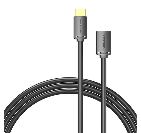 HDMI 2.0 Male to HDMI 2.0 Female Extension Cable Vention AHCBJ 5m, 4K 60Hz, (Black)