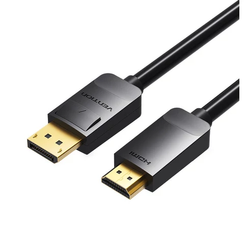 DisplayPort 1.2 to HDMI 1.4 Cable 3m Vention HADBI (Black)