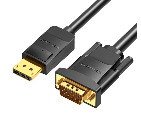 DisplayPort to VGA Cable Vention HBLBI 3m, 1080P 60Hz(Black)