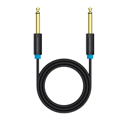 Audio Cable TS 6.35mm Vention BAABF 1m (black)