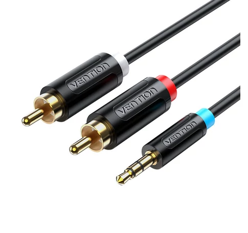 Cable Audio 3.5mm to 2x RCA Vention BCLBI 3m Black