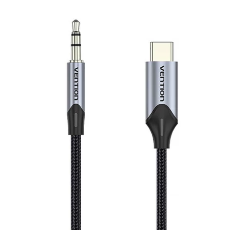 Cable Audio USB-C to 3,5mm mini jack 1m black