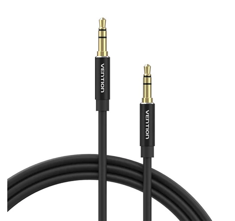 Cable Audio micro jack 3,5mm Vention BAXBJ 5m Black