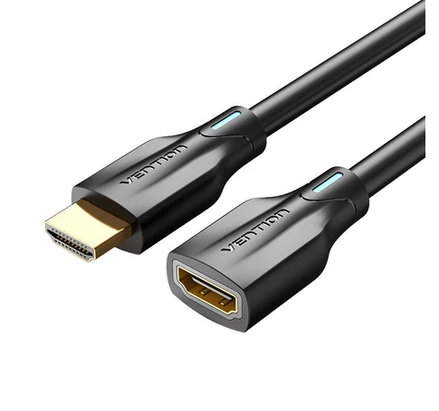 Kabel Przedłużający HDMI 2.1 Vention AHBBG, 1,5m, 8K 60Hz/ 4K 120Hz Czarny
