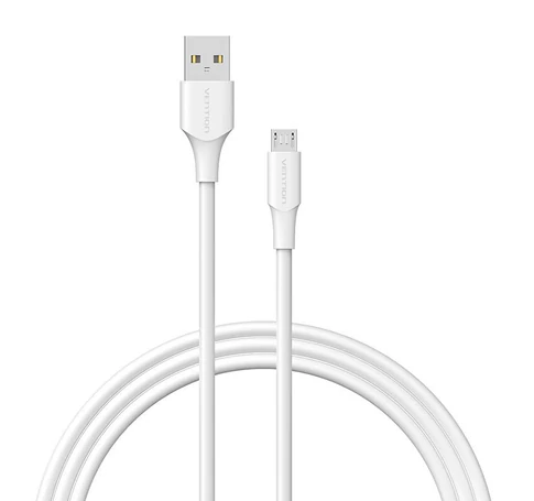 Cable USB 2.0 to Micro USB Vention CTIWG 2A 1,5m (white)