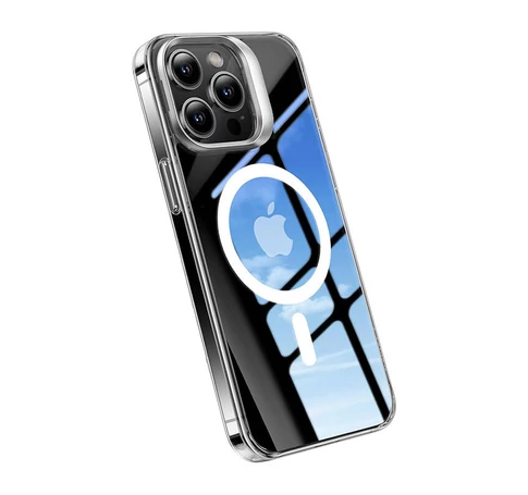 Torras phone case UPRO Lstand Clear-Mag for iPhone 15 (transparent)
