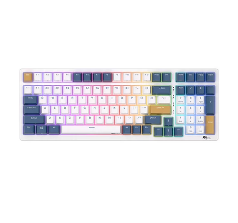 Mechanical keyboard Royal Kludge RK98 RGB, Red switch (blue)