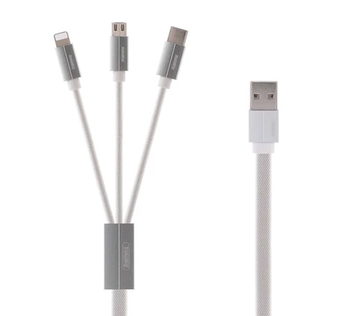 Cable USB 3in1 Remax Kerolla, 1m (white)