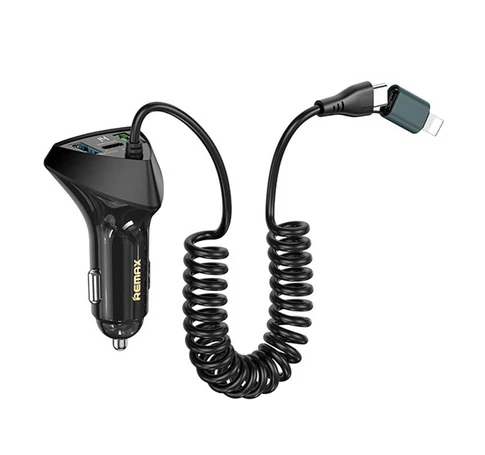 Cabled car charger Remax RCC328 20V+22,5W PD+QC