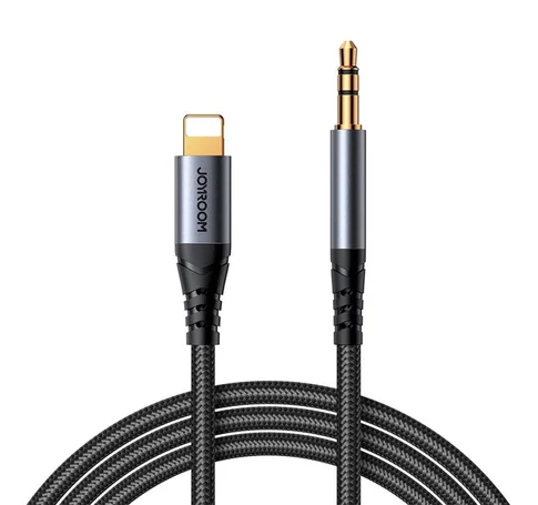 Audio Cable Lightning to 3,5mm AUX Joyroom SY-A06, 1.2m (black)