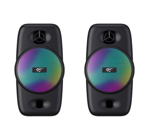 Głośniki komputerowe 2.0 Havit SK213 Bluetooth RGB