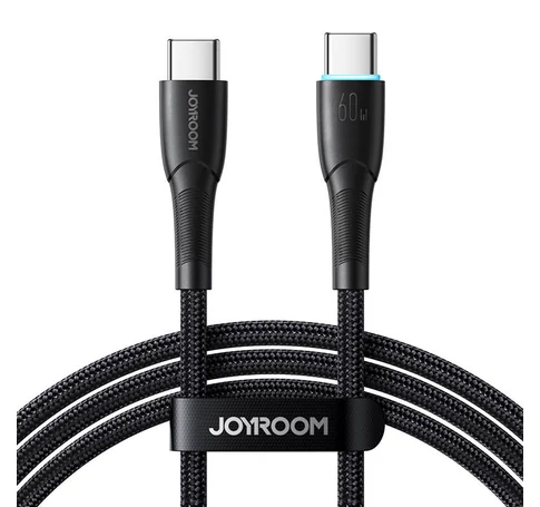 Kabel USB-C do USB-C Joyroom SA32-CC3 Starry, 60W, 1m czarny