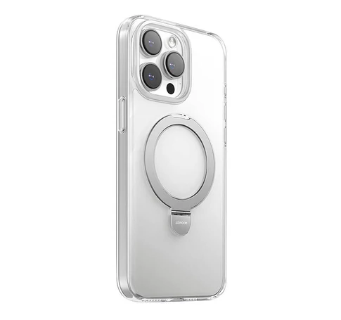 Magnetic potective phone case Joyroom for iPhone 15 Pro Max (transparent)
